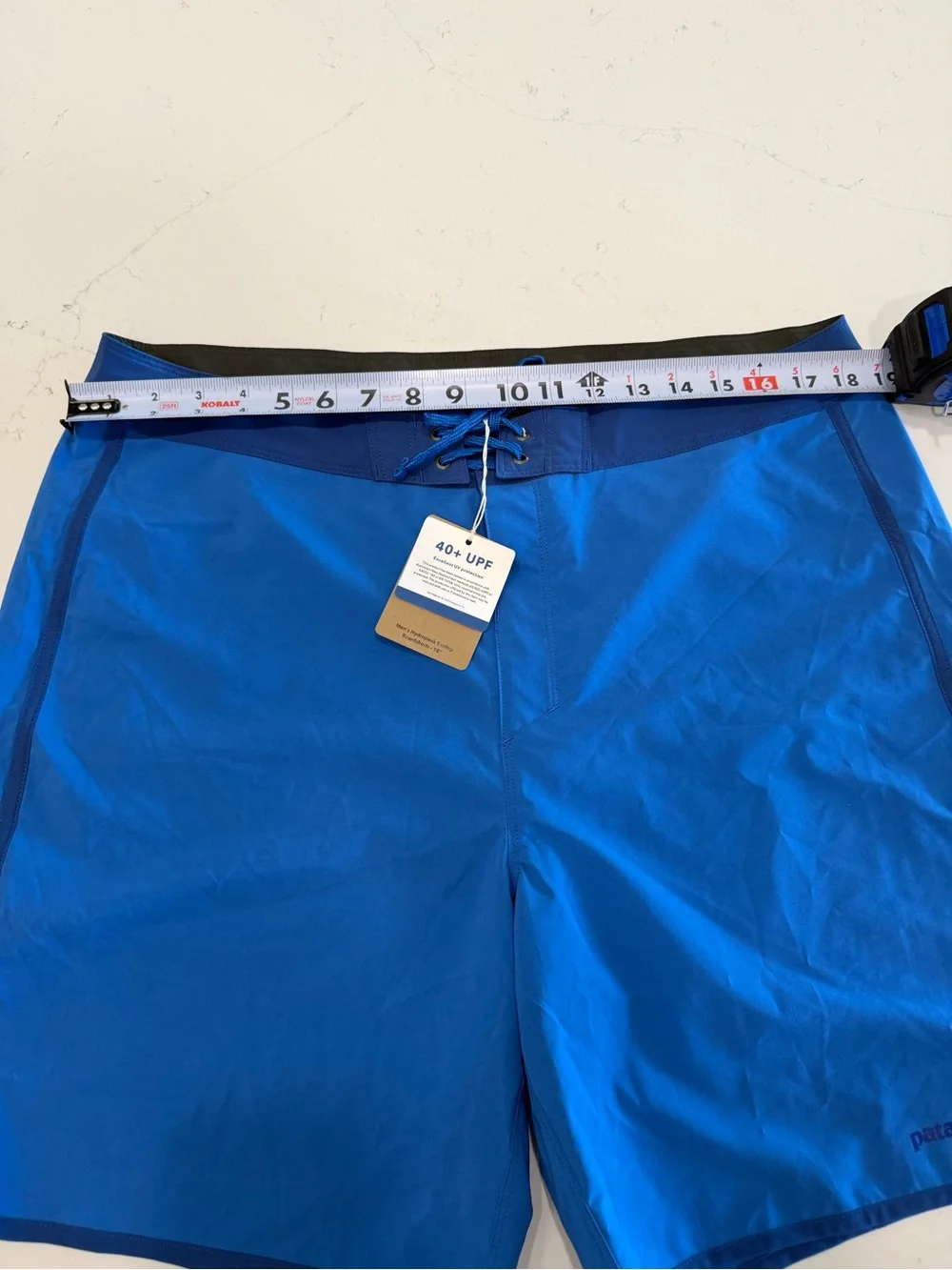 Patagonia Men’s Bayou Blue Hydropeak Side Short - 36